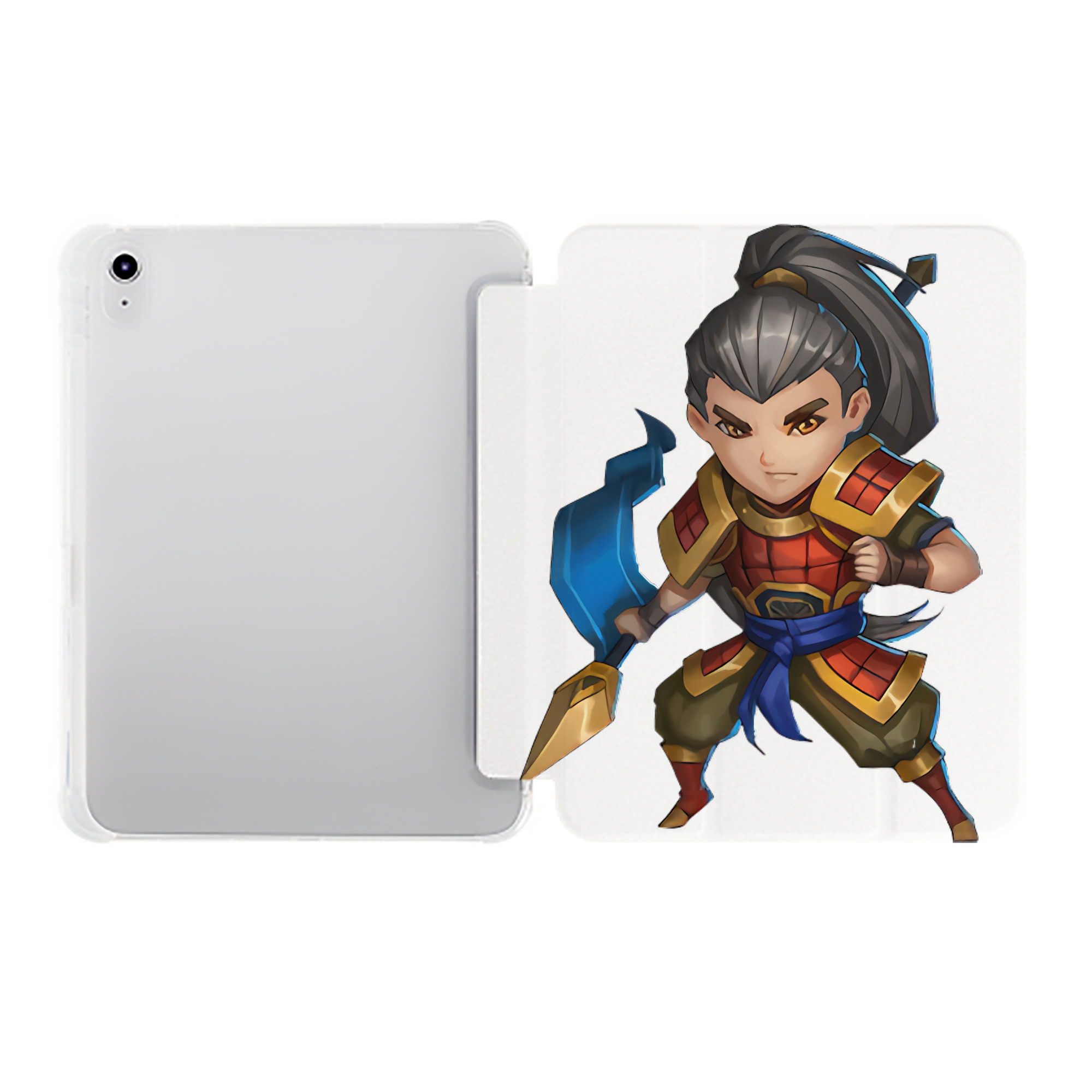 （画像用） リーグ・オブ・レジェンド League of Legends LOL IPad ケース ペン収納付き 三つ折りスタンド PUレザー×シリコン 対応機種9.5/10.5/10.9インチ